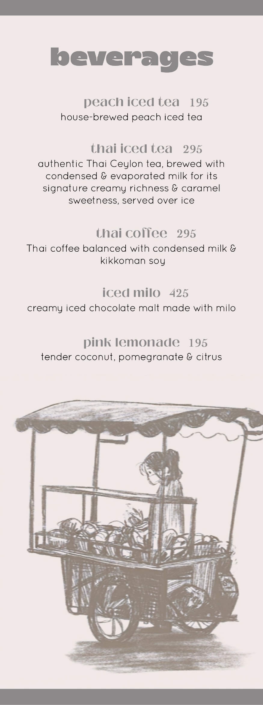 Absolute Thai menu — page 1