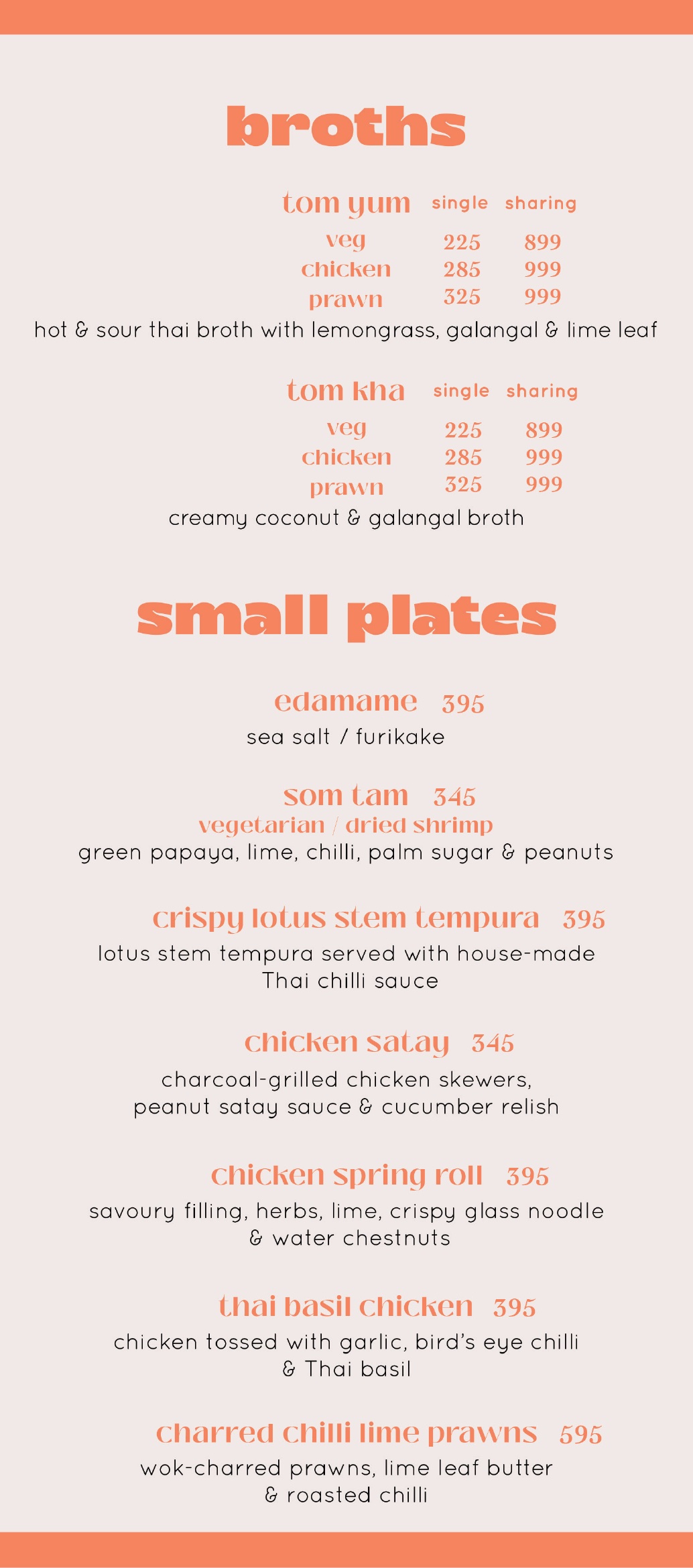 Absolute Thai menu — page 2